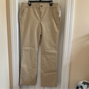 Old Navy Tan Flare Pants with Boot Cut Style